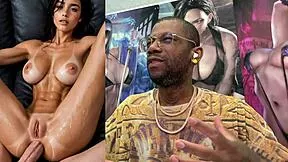 her huge tits bounce as tight ass takes cum-covered pounding...