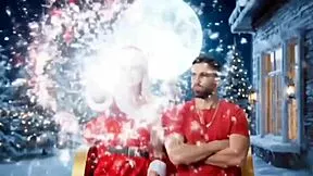 tiny brazilian teen in santa uniform spreads ass fingers pussy then dominates old man with wild christmas squirting face sitting