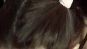 little candie cross with pigtails rims my ass deep on the sofa like a good submissive pet