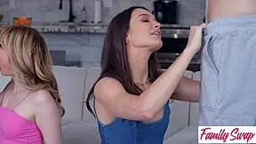 demi hawks and katrina colt swap cock sizes in creampie sharing foursome