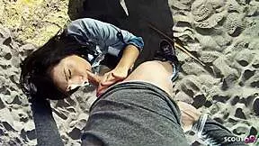 hey slim goth girl with tiny tits wanna risk public beach fuck bent over doggystyle till facial cumshot on your emo face??