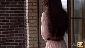 old man walks in on his gorgeous young wife, drops everything for horny cowgirl pussy ride