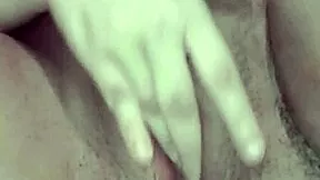 Chubby pregnant amateur masturbates pussy to explosive orgasm with friend's helping hand