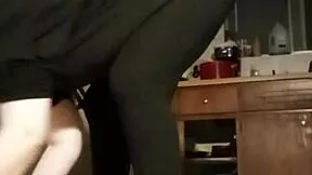 i love sharing my petite gf's big natural tits bouncing in homemade workout pov