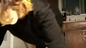 i love sharing my petite gf's big natural tits bouncing in homemade workout pov