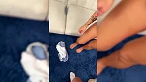 Big booty college Latina Alexa Chains spreads wide for raw dorm room pounding