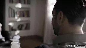 psychiatrist grabs troubled brunette teen for deepthroat facefuck domination