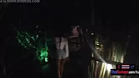 thai teen gf surprises bf with pov handjob blowjob right after coming home
