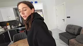 Step-daddy catches me fingering asshole in jeans now punishes tight hole rough creampie taboo