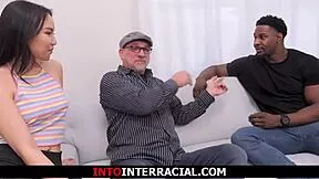 What if petite Asian takes BBC right in front of stepdad?