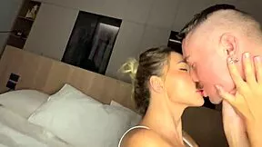 Hard Fuck Ignites Sexiest Blonde's Blue-Eyed Passionate Moans