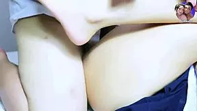 Tricking Schoolgirl Babysitter into Book Study Turns into Anal Creampie Fisting!