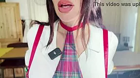 perfect german nympho in school uniform drops asmr joi 😍💦🔥