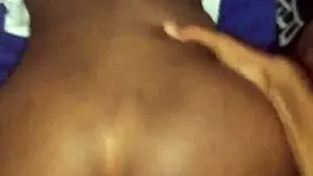 Amateur Skinny Ebony Favela Girl Spreads Tight Pussy for Bbc Creampie on Ass!
