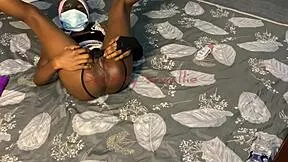 Sexy Petite Teen Housemaid Fingers Tight Juicy Pussy on Job
