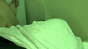 Stepdaughter sneaks in deepthroating stepdaddy's throbbing cock while he rests craving his hot cumshot