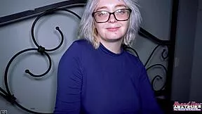 annie archer gags on cock with her sloppy deepthroat then rims passionately before taking anal facial cumshots 😍