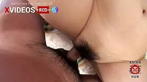Busty Japanese JAV star moans as thick cock stretches her tight pussy deep