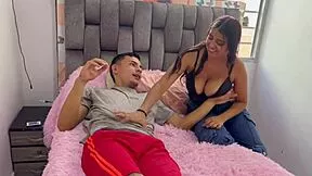 whoa 😍 tiny stepsis sneaks in late from party... now i pound her hard for silence 🔥
