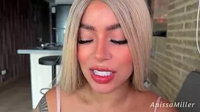 Tinder babe shakes huge ass then begs for cum on her big natural tits!