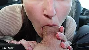 Sexy Pawg Brunette Bent Over Doggystyle Monster Cock Car Fuck!