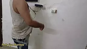 Indian Housewife Gets Monster Cock Ride By Painter In Empty Home Cowgirl Style