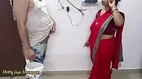 Indian Housewife Gets Monster Cock Ride By Painter In Empty Home Cowgirl Style