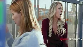 after the bus broke down the driver just started fucking those two hot passengers