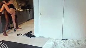 man that forbidden night play with her led straight to that african creampie finish