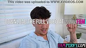 i hate my cheating husband so much i'm fucking stepson's big cock with my huge milf tits