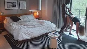 man that forbidden night play with her led straight to that african creampie finish