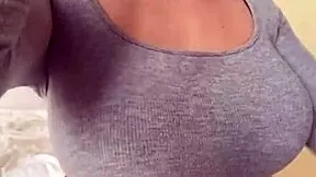 Stepmom's Massive Natural Tits And Pussy Make Me Cum During Massage Lick