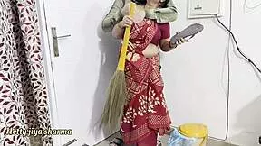 wanna see owner rip maid's clothes for desi dirty talk pounding?