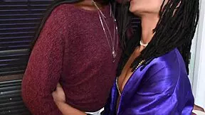 photographer seduces petite ebony model during shoot