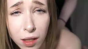petite college teen couldnt stop cumming from rough threesome blowjob bent over doggystyle monster cock domination bedroom