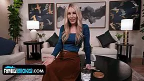 StepMom Offers Pussy Help Virgin Stepson Lose Virginity New Years