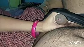 Chubby Indian Wife's Tight Pussy Soaks Panties from Hard Closeup Fuck and Moans
