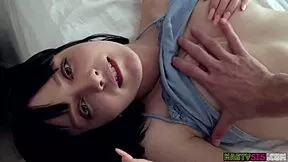 nala nova fingers wet teen pussy on bed moaning loudly big tits bouncing slut
