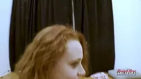 Skinny redhead Luna Parish pussy fucked deep cumshot facial shaved dirty tattoo deepthroat swallow rimjob handjob jizz