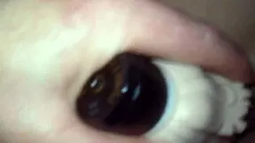 Young Vicky Stretches Tight Pussy Fucking Huge Vibrator Deep
