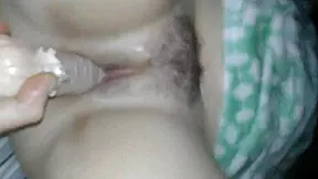 Young Vicky Stretches Tight Pussy Fucking Huge Vibrator Deep