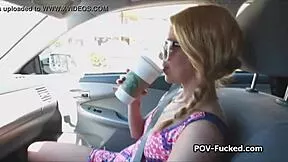 Blonde Spinner Tempts Hardcore Cock Play on Her Vacation Getaway