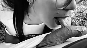stopped stranger on road begged him to finger my wet pussy then forest fuck like horny slut