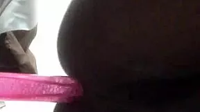 wanna see this sexy ebony shemale take it deep in her ass?