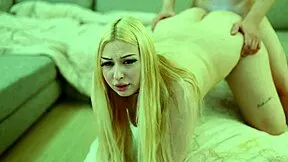 Enthusiastic Girlfriend's Tight Pussy Filled with Creampie After Rough Doggystyle Anal Toys