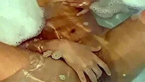 Wanna watch me finger my tight pussy to orgasm in the tub?