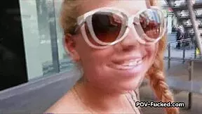 Blonde Spinner Tempts Hardcore Cock Play on Her Vacation Getaway
