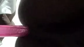 wanna see this sexy ebony shemale take it deep in her ass?