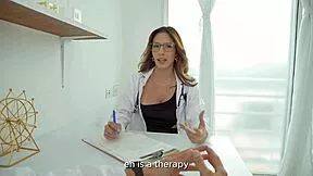 Nurse Ashley Sanz, Does Your Tight Pussy Ache for Doctor Harold's Cumshot Facial After Quickie Ride?