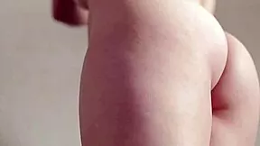 Indo Girl's Super Fat Ass Tries New Satin Lingerie While Oiled Fingers Tease Her Huge Tits and Pussy